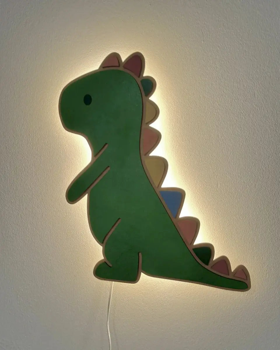 Dinosaurus lampunvarjostin malli